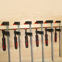 WoodWorking Metal Fixing F Clamp Quick Ratchet Clip Heavy Duty Woodworking Bar Clamps Kit DIY Carpentry Hand Tool Gadget