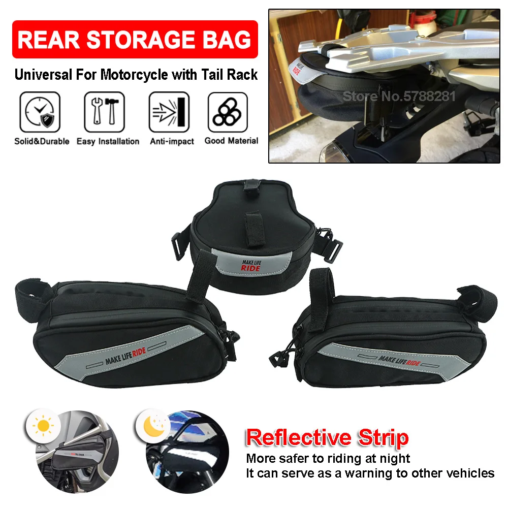 

Reflective Motorcycle Tailbag Repair Tool Storage Bags For Benelli TRK502 TRK702 For R1250GS F800GS F850GS G310GS C400 GT C400X