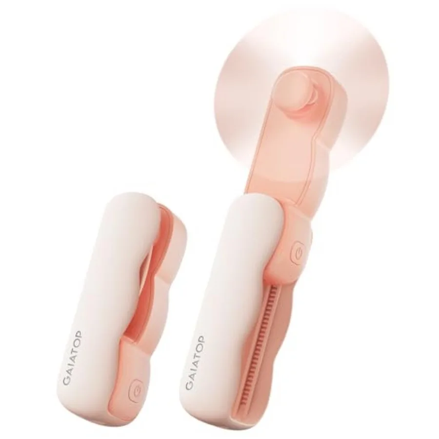 

Portable Handheld Fan, Cute Clouds Mini Slide Fan, 3 Speed USB Rechargeable Small Hand Fan, Lash Makeup Pocket Personal Fan, Be