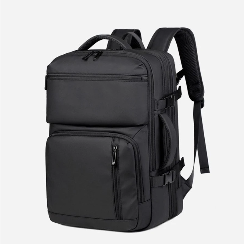 

Men's Expandable 15.6 Inch Laptop Backpack Water-resistant Business Travel Backpack with USB Charger Large Capacity Computer Bag