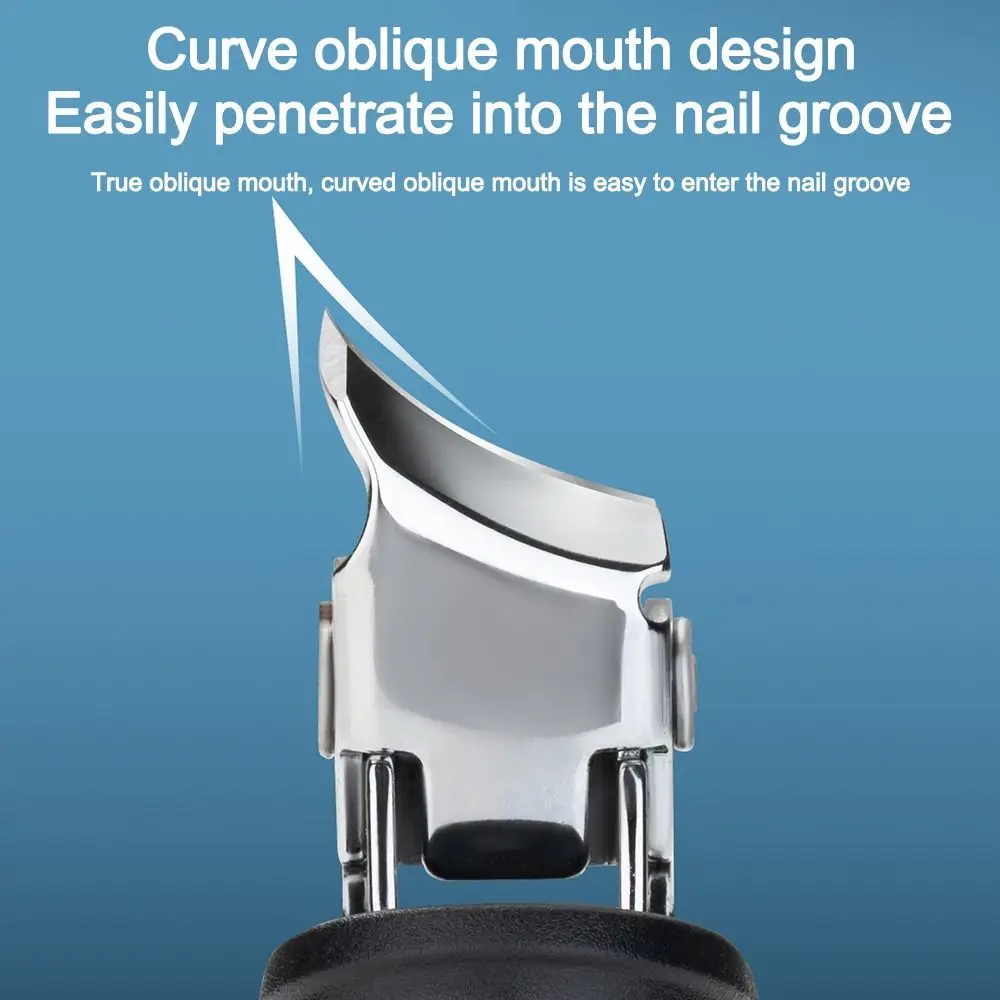 耐久性のある斜め刃爪切り大開口防沫爪切り爪切りペンチ家庭用マニキュアツール