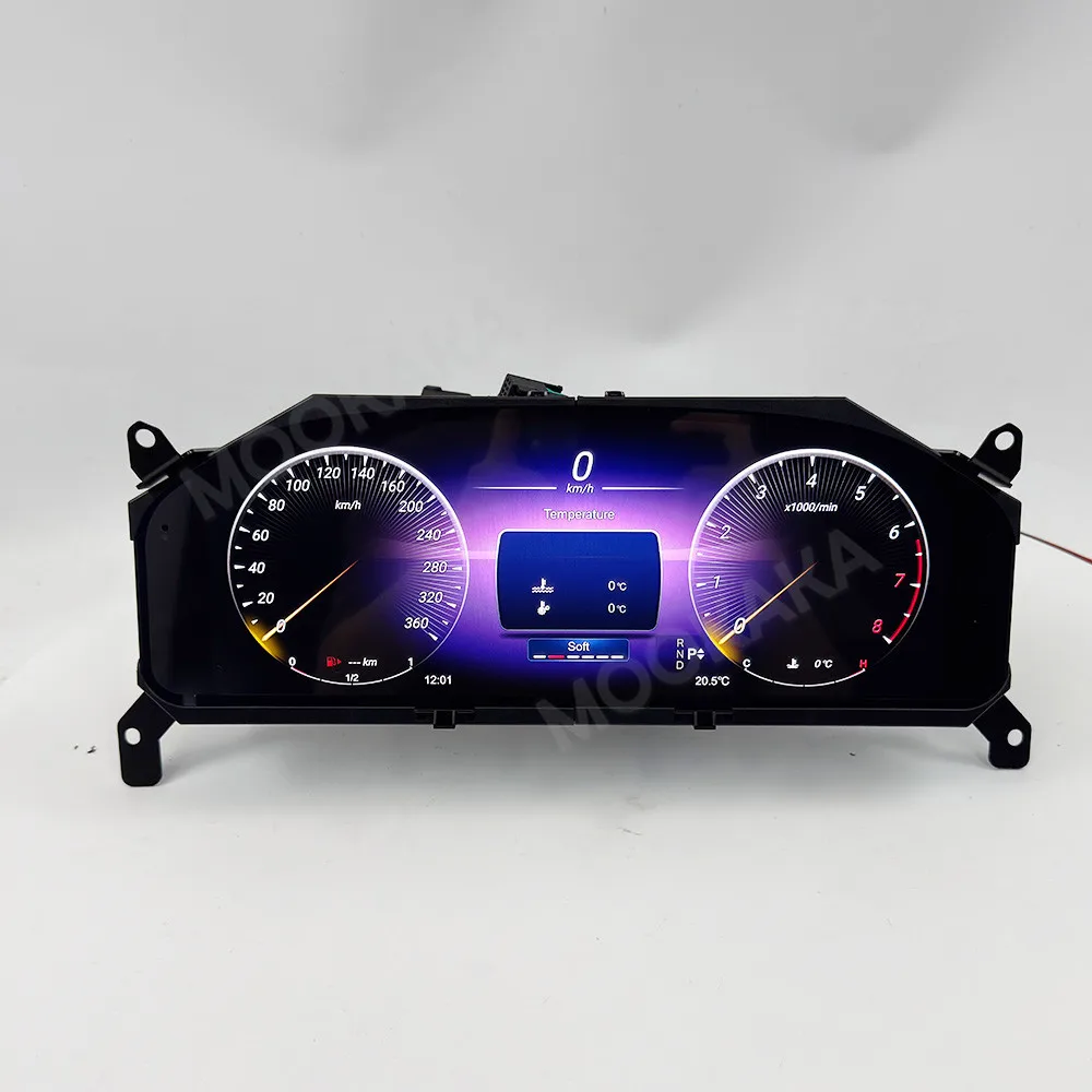 12.3 Inch Car dashboard Auto Gauge For Mercedes Benz CLS 2012-2017 LCD Instrument Digital Cluster Panel Linux system Speed Meter