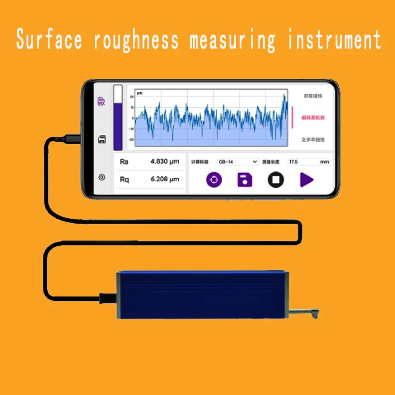 Przyrząd do pomiaru chropowatości powierzchni mSJ210 200uM chropowatość powierzchni profilu powierzchni (własny telefon komórkowy)