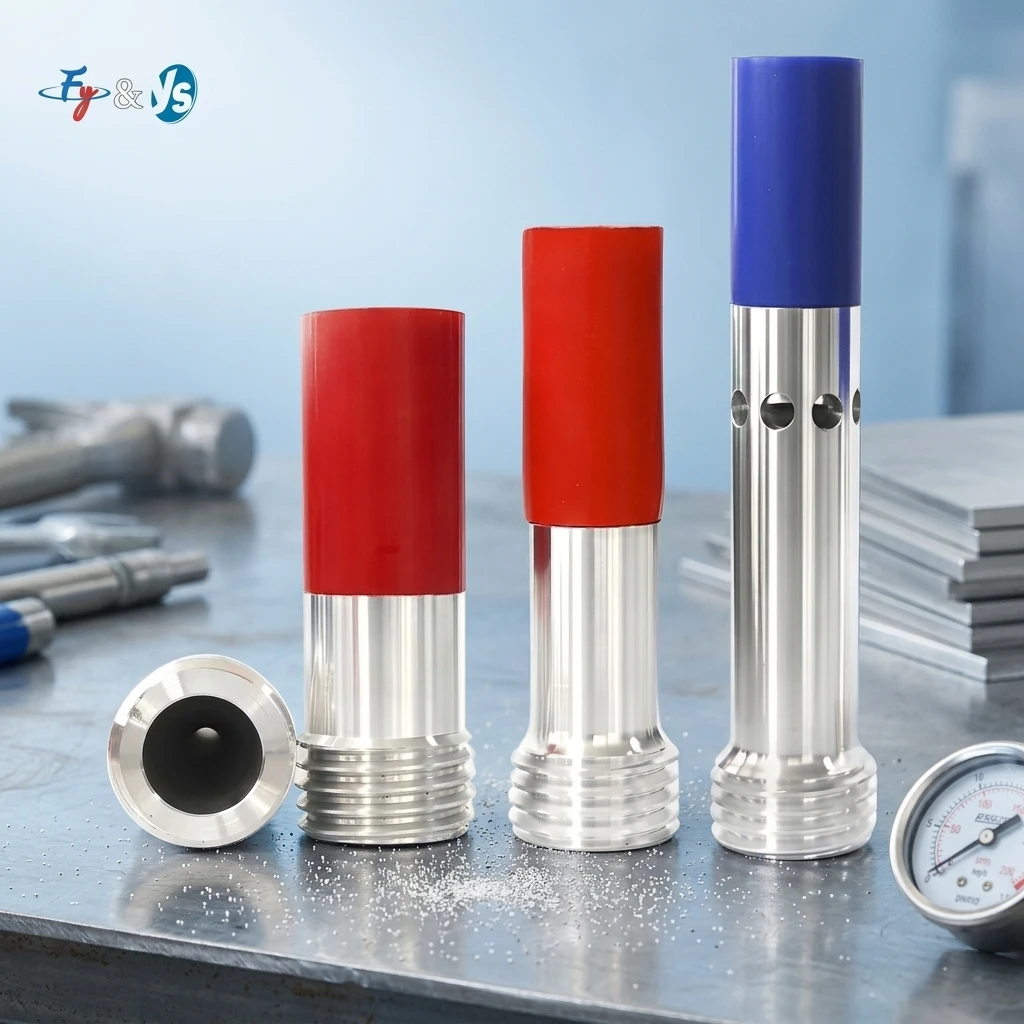 Sand Blasting Gun Nozzle Coarse Tooth Venturi Cemented Carbide Inner Diameter 5-12mm For High Pressure Blasting Machine