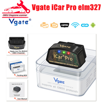 Vgate iCar Pro elm327 V2.3 OBD 2 OBD2 Car diagnostic Tools WIFI Bluetooth 4.0 for Android/IOS BT3.0 For Android ODB2 Car Scanner