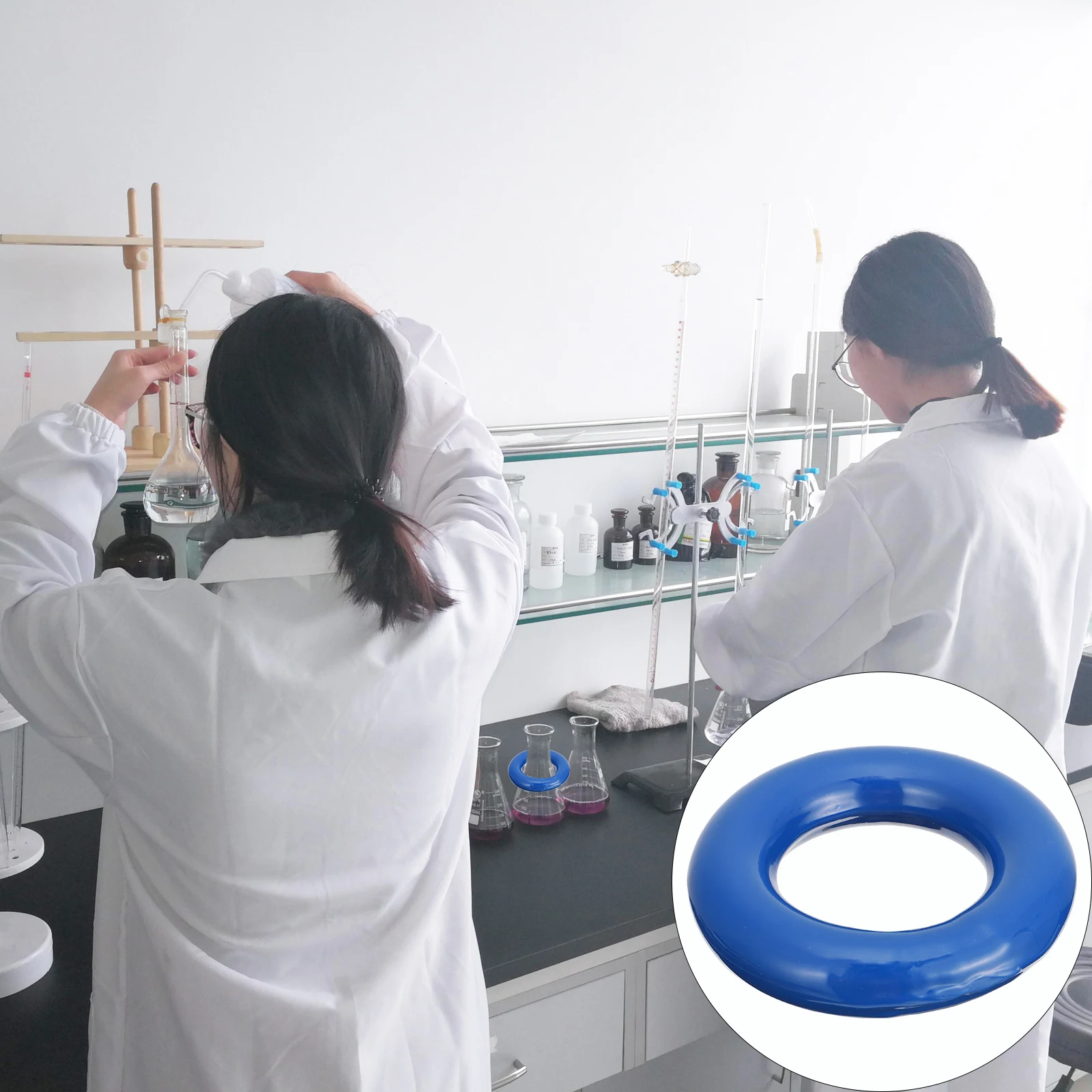 

2Pcs 48mm Flask Weight Ring R om Lab Equipment Triangle Erlenmeyer Flask Weight Tool Bottle Tool