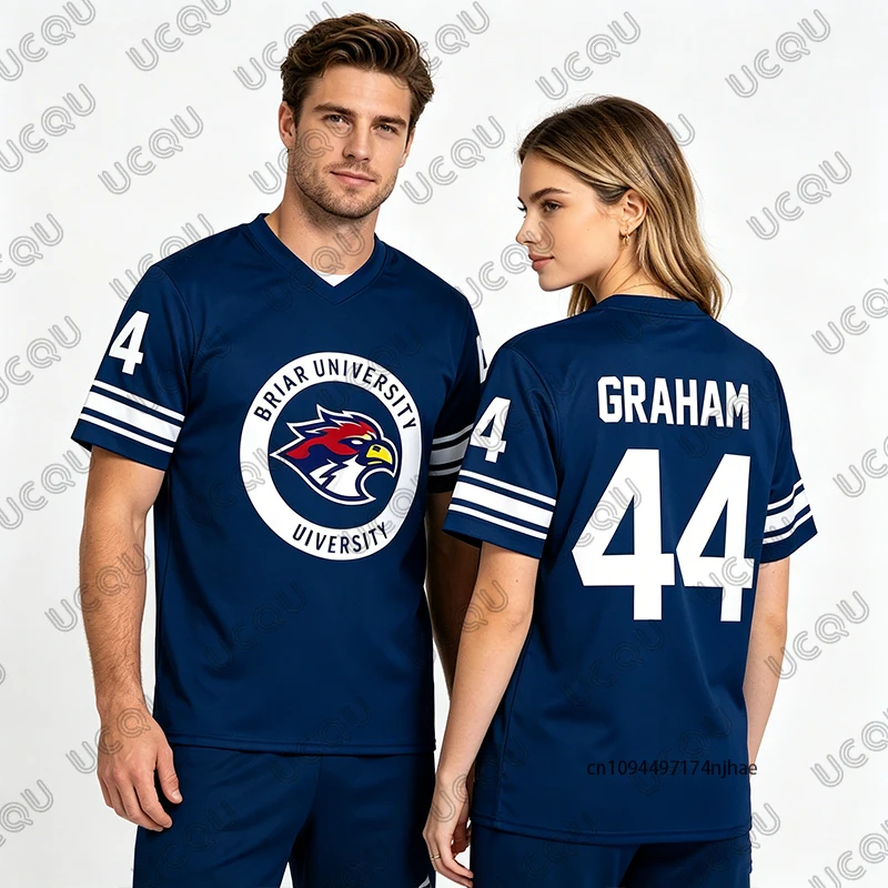 2026 Off Campus Briar University Jersey Graham 44 22 DI LAURENTIS 66 Tucker 46 Surfing Men T-shirt Summer Sports Kids/Adult Tops