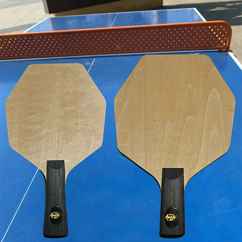 Hexagonal Table Tennis Blade Super Carbon 7-layer Ayous Tung Wood 2 Colour FL CS Handle Offensive Bat for Professional Athletes