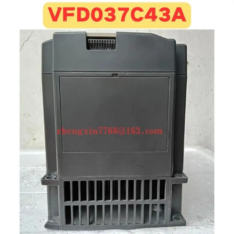 Used Frequency Converter VFD037C43A Normal Function Tested OK