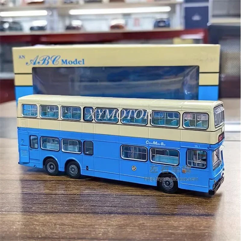 1:76 Hong Kong Double decker Bus City Bus 101 MCW 12m / 3 AXLE CMB Diecast Metal Model Car Toys Gifts Display Collection