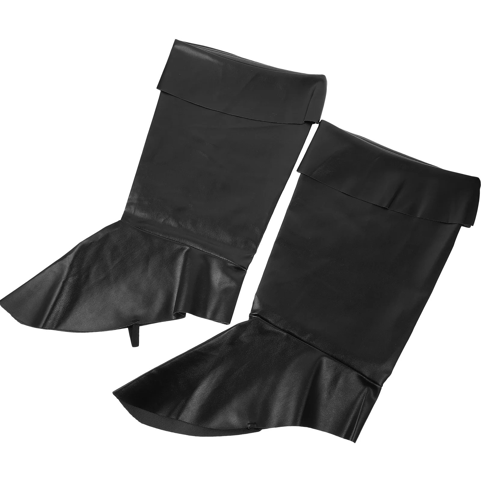 

1 Pair Santa Claus Boot Cover Pu Christmas Decorative Boot For Adult Cosplay Party Xmas Costume Accessories Props