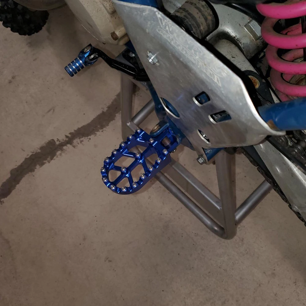 Dirt Bike Motorrad Fußrasten Fußstützen Pedale für Yamaha TTR90 TTR110 TTR125 TTR250 TTR 90 110 125 250 Zubehör – Detail 9