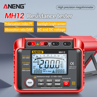 Digital Megohmmeter Meters Insulation Earth Resistance Meters Tester ANENG MH12 Cable Professional Meter High Voltage Voltmeter