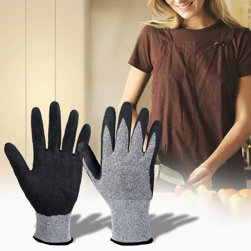 Woodworking BBQ 500/800 Degrees Celsius Microwave Mitts Anti-slip Gloves Heat Resistance 1 Pair Fireproof Heat Insulation Supply