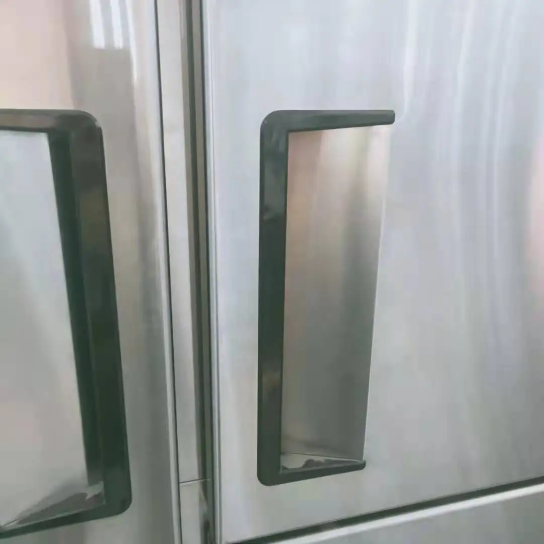 395L Commercial Kitchen Refrigeration Equipment Industrial Glass Door Fruit And Vegetable Reach In Refrigerator