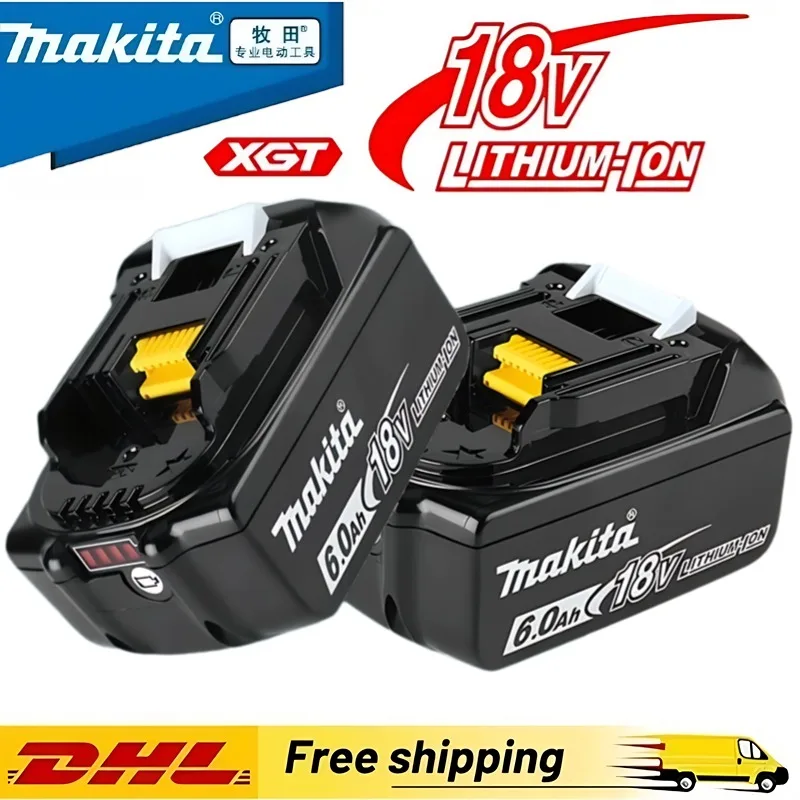 Original Genuine for Makita 18V Battery 6Ah BL1850B Li-ion Replacement Battery BL1850 BL1860B BL1860 BL1840B BL1830B LXT-400 RU