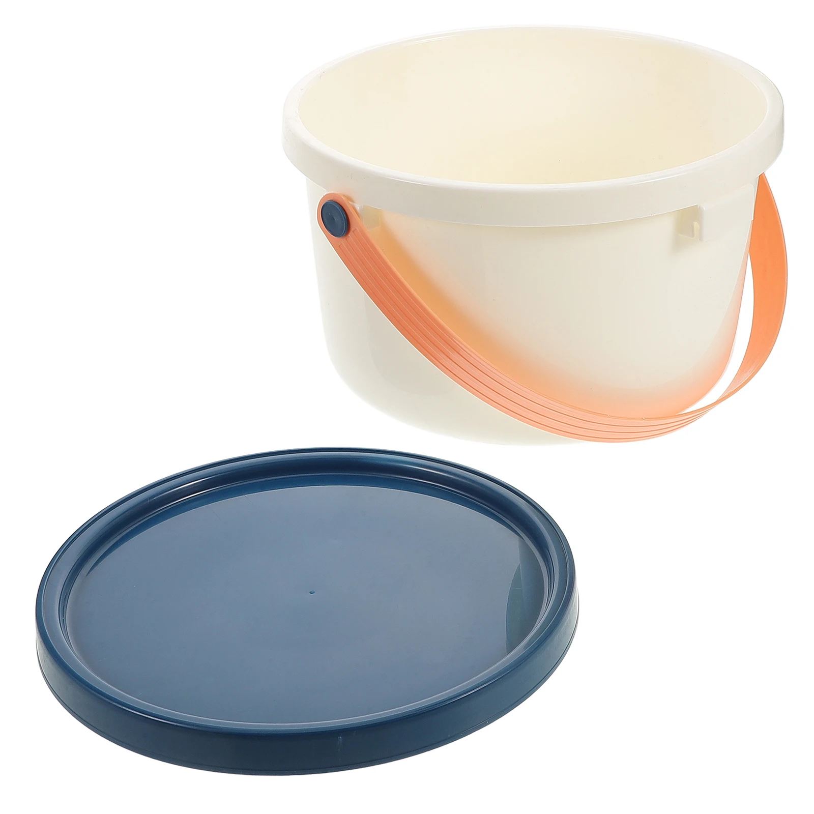 

Portable Water With Lid Large Capacity Leakproof Mopping Cleaning Sand Storage Container Handle Home Rv Travel Use Small