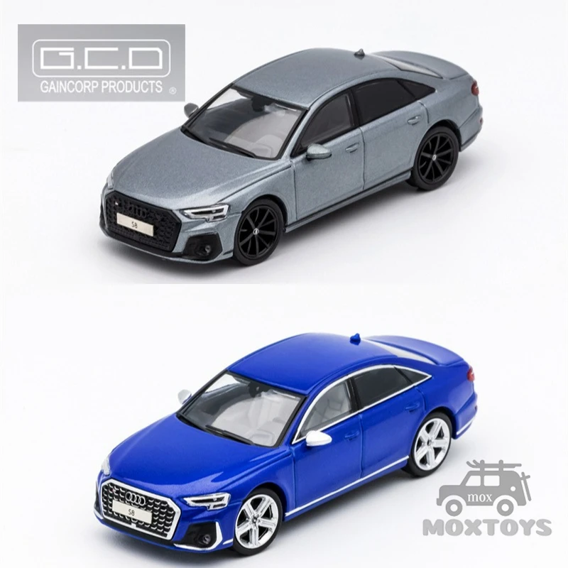 

GCD 1:64 A8 2022 S Line Sport Ver S8 Blue/Gray LHD Diecast Model Car