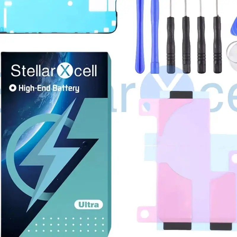 StellarXcell Ultra Battery For iPhone battery 7 8 Plus 11 12 Mini 13 Pro MAX X XS XR 14 ProMax 12Pro Replacement Lithium battery