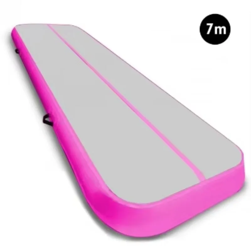 2m*7m*20cm Electric Pump-Inflated Indoor Trampoline Gymnastics Air Track Mat Trainer Roller Tumbling Springboard Equipment Kids