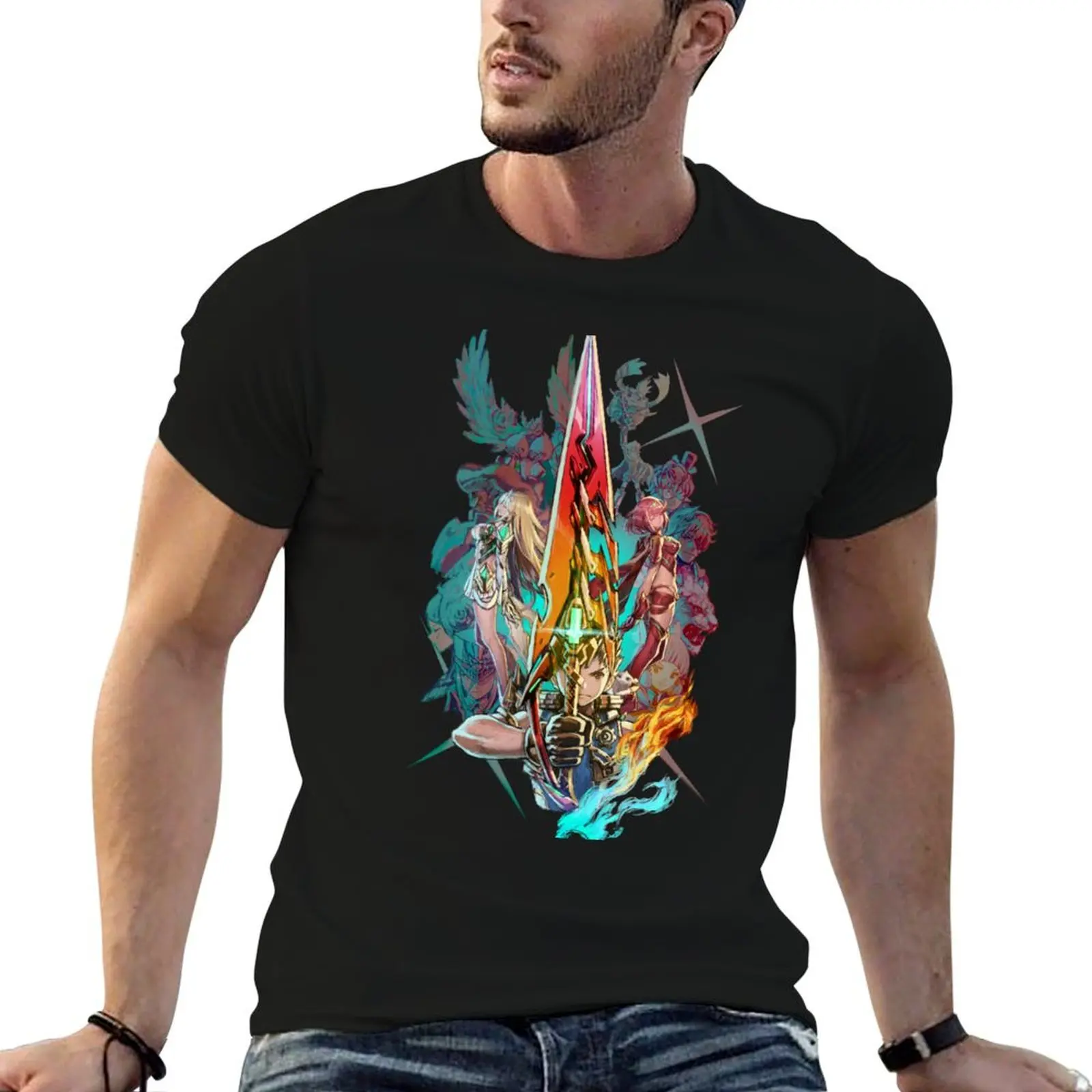 Xenoblade Chronicles? 2 - Team T-Shirt Holiday Simple Tee Shirt