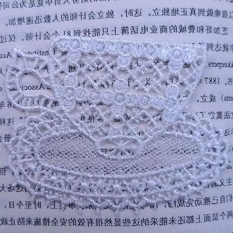 

5PCS Three-dimensional hollow water-soluble embroidery embroidery lace coasters table mats cups teapot heat pads DIY fabric sti