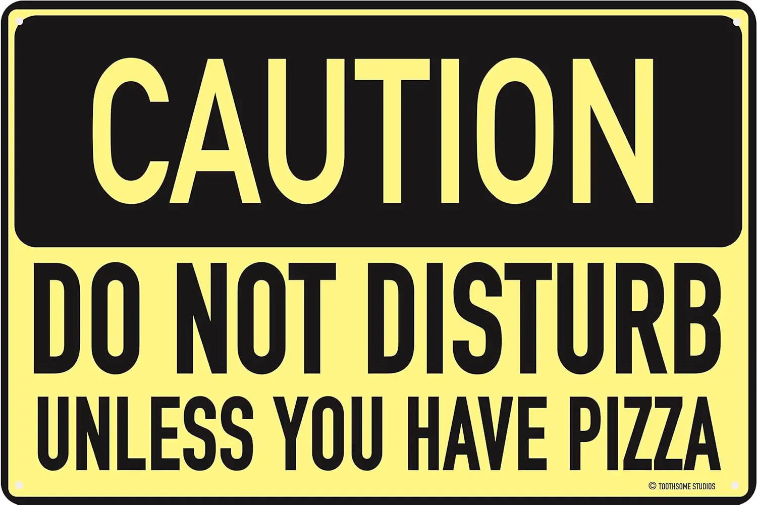 Do Not Disturb Unless You Have Pizza 12