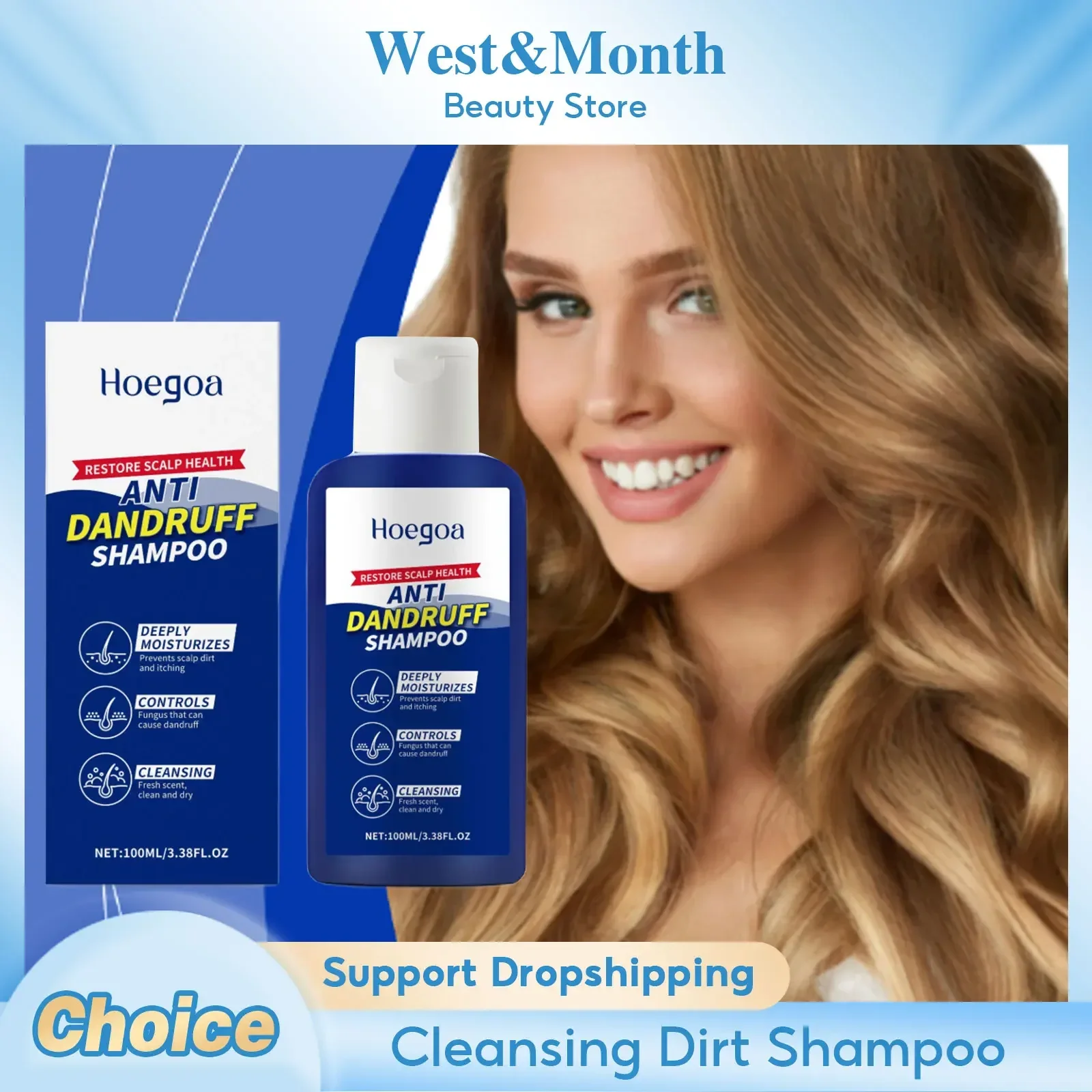 

Anti dandruff shampoo improves dryness, oil control, nourishes scalp, foam smoothing shampoo