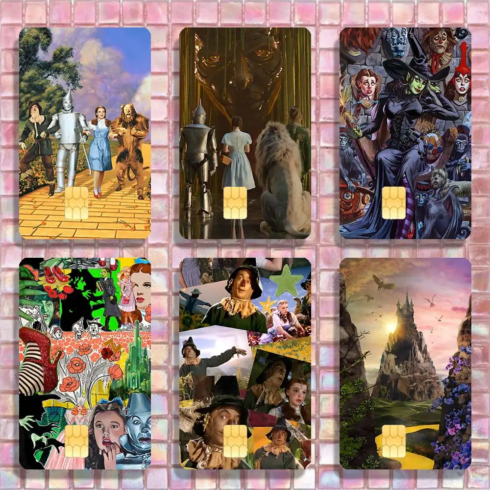 

W-Wizard of O-Oz Movie Stickers Credit Visa Debit Bank Charge Card Bus Metro Waterproof Sticker Decal Decoration