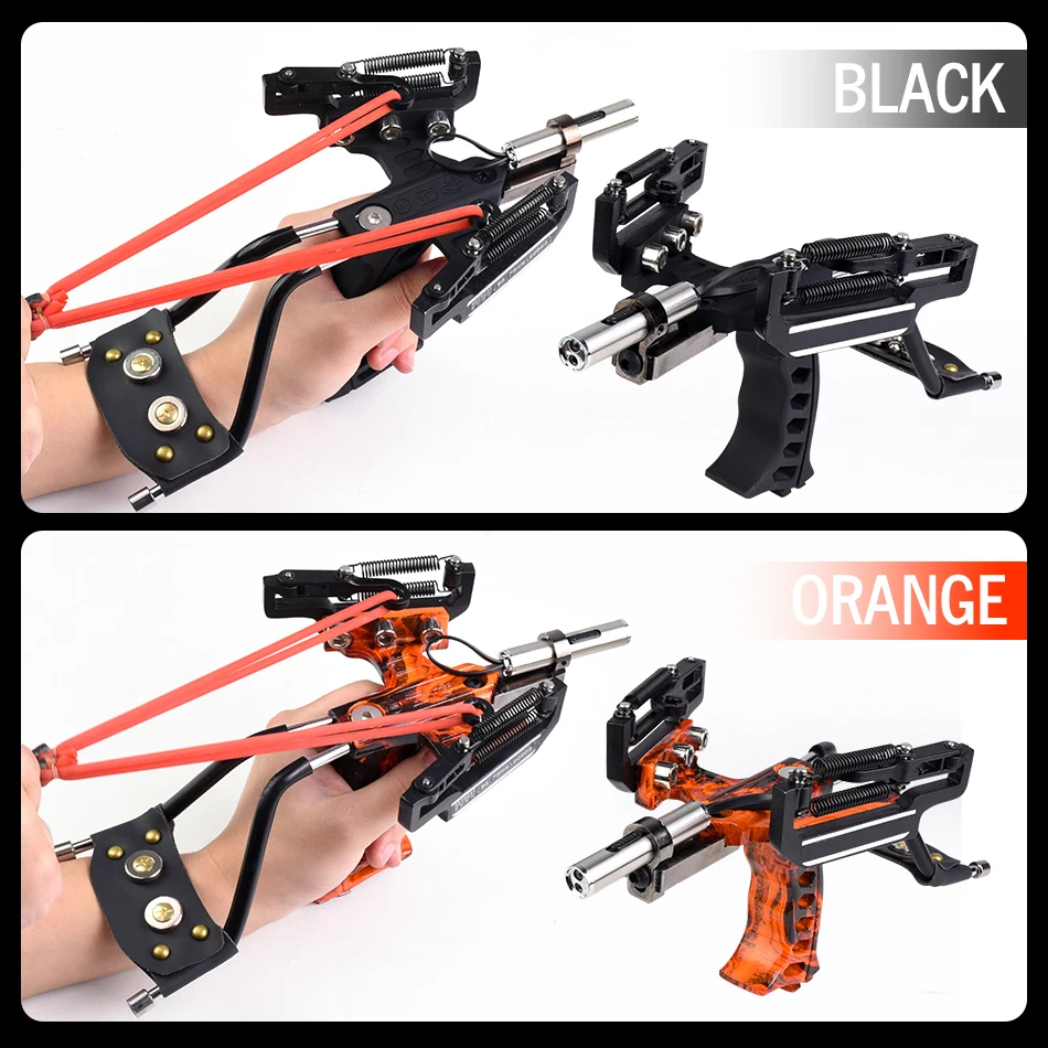 

Metal Wrist Support Catapult Outdoor Laser Aiming Slingshot Practice Competitive Shooting Package Accessories and Tools