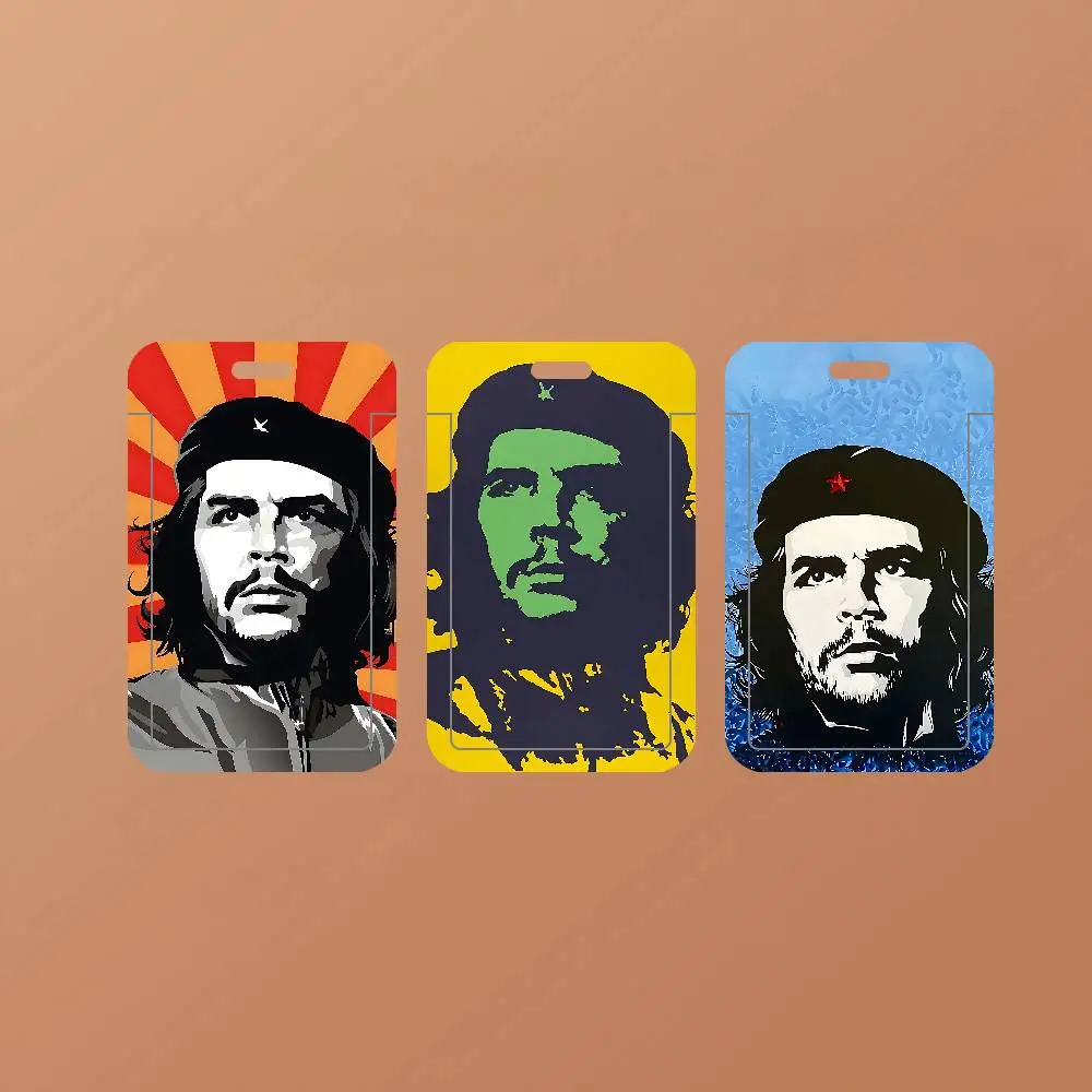 

C-Che G-Guevara ID Badge Holder With Lanyard Neck Strap For Office School Name Card Credentials Case