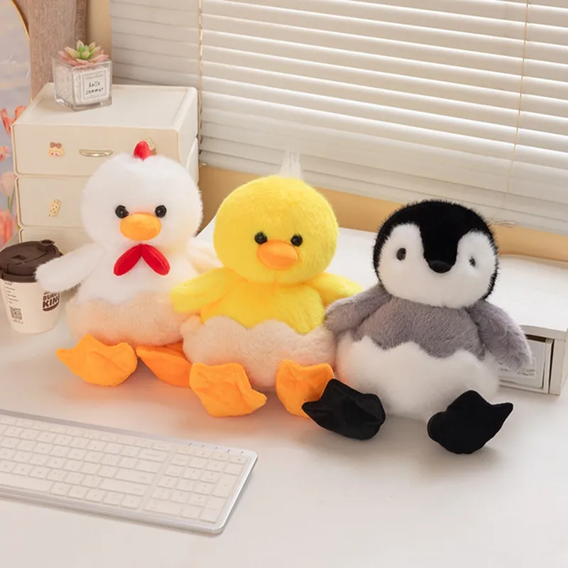 30 سنتيمتر الحيوانات الجميلة الوليد البطريق الصغير الفرخ بطة محشوة لينة حضانة دمية هدايا عيد الميلاد