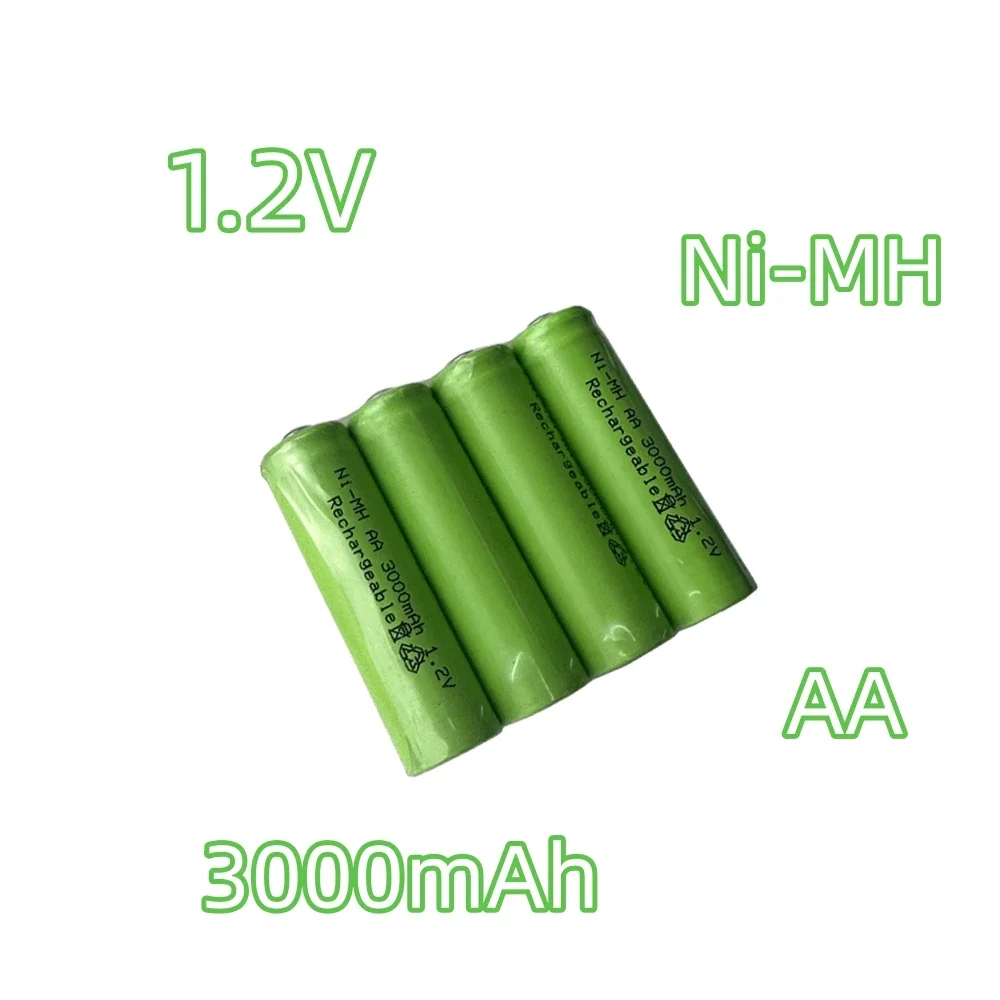 1PCS Rechargeable battery 1.2V AA 3000mAh NI-MH