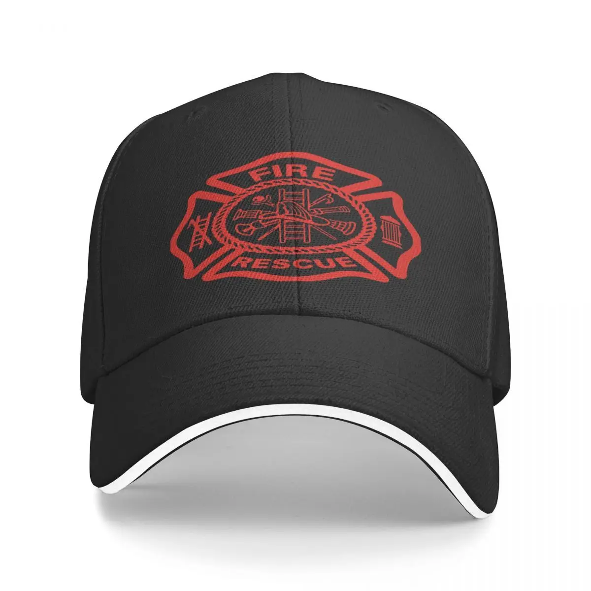 Fire Rescue Logo 981 Sun Cap Ball Cap Men's Hats Cap Man Summer Women's Baseball Cap Man Hat Baseball Cap