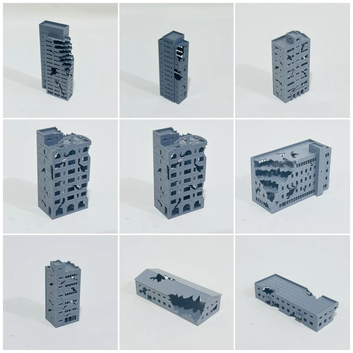 

Миниатюрная модель сцены в масштабе 1/300, сцена повреждений битвы, пластиковая сборная модель, диорама, игрушка