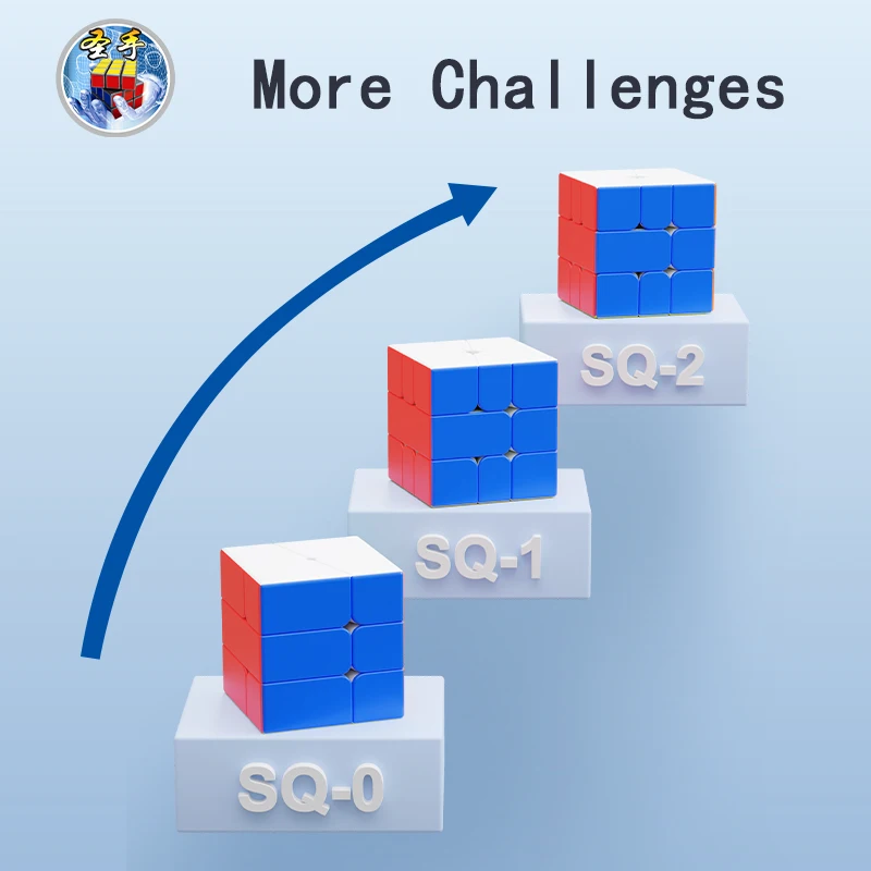 SENGSO Mr.M Magnético SQ-0 SQ-1 SQ-2 Velocidade Cubo Quebra-cabeça Magico Cubo Quadrado SQ0 SQ1 SQ2 Ímãs Crianças Brinquedos Educativos