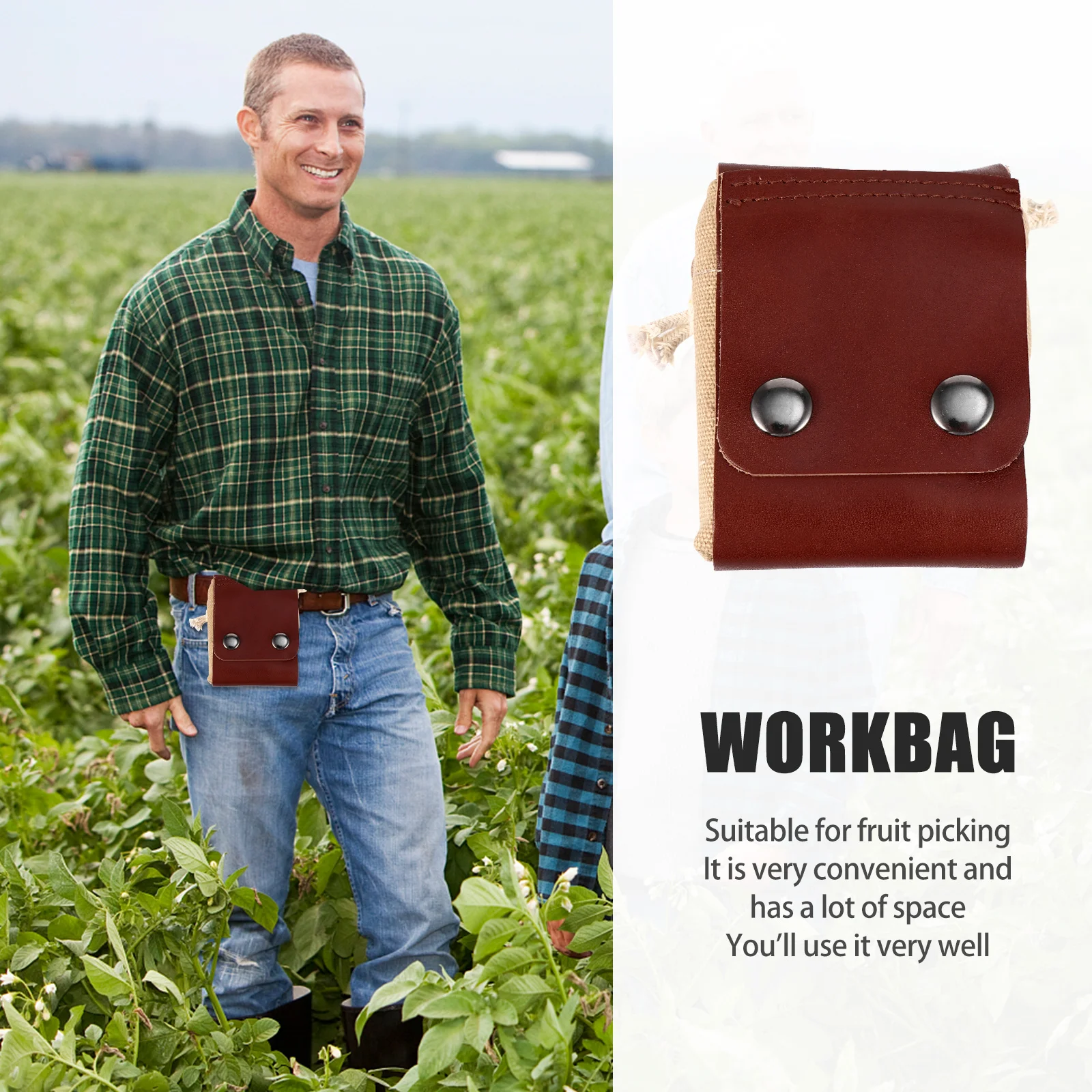 

Waist Bag Vegetable Harvest Storage Bag Premium Quality Reusable Season Perfect for Gardening Tools Organization