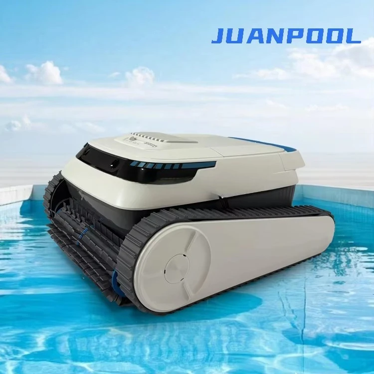 Smart Automatic Pool Robot Pool Bottom & Wall Cleaning Efficient Vacuum Decontamination Machine view 5