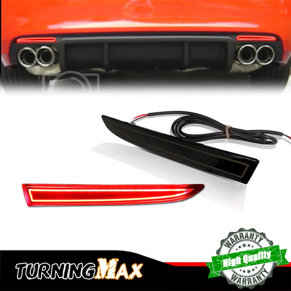 

Red LED Rear Bumper Reflector Tai/Brake Lights Rear Fog Lights For Chevrolet Camaro Traverse For Cadillac XT5 ATS Sedan & Coupe