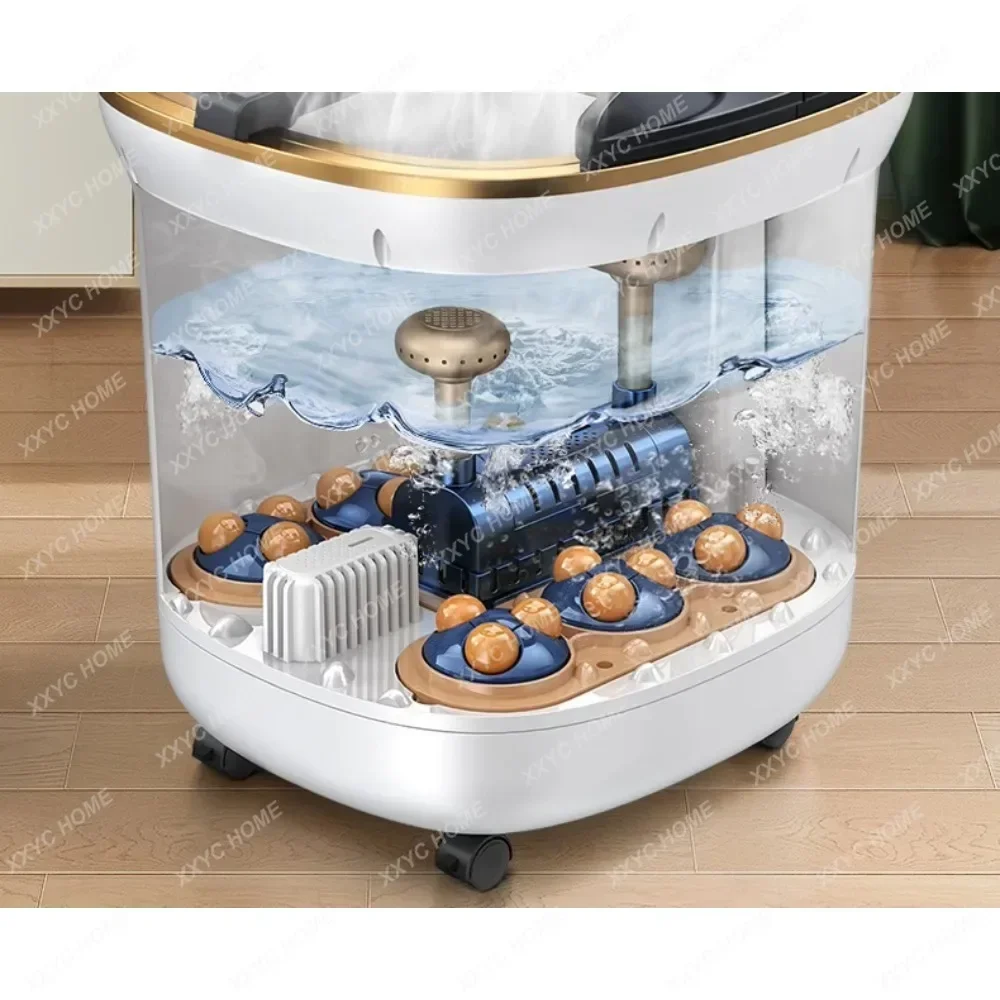 Automatic Heating Constant Temperature Massage Dehumidifying Qi Detoxification Weight Loss Health Winter Foot Bath Deep Barrel