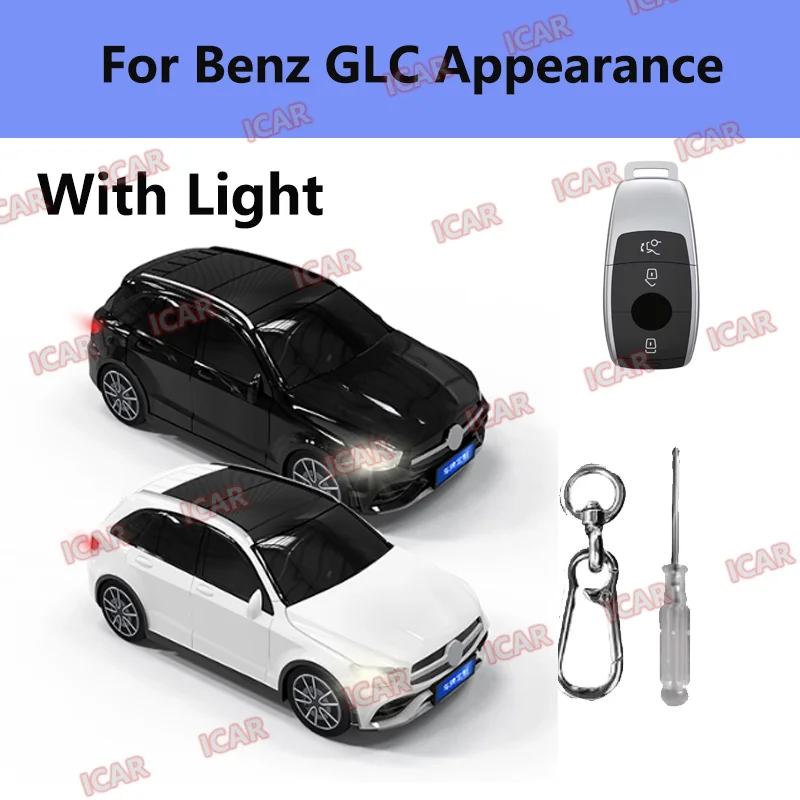 نماذج سيارات مختلفة لمرسيدس بنز C E Class GLC C300 S450 S500 S400 حافظة مفتاح بعيد غطاء مفتاح حامل ملحقات سلسلة المفاتيح