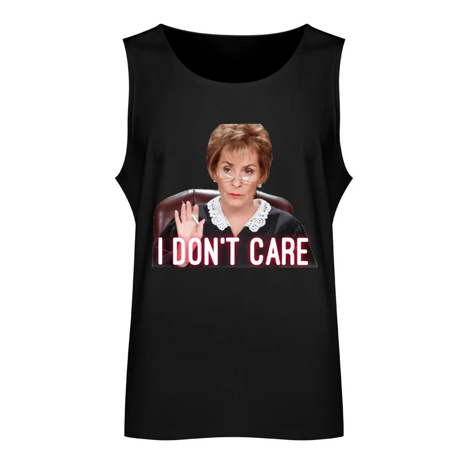 She doesn’t care. Tank Top sleeveless shirt man fitness clothing for men summer clothes man 2024