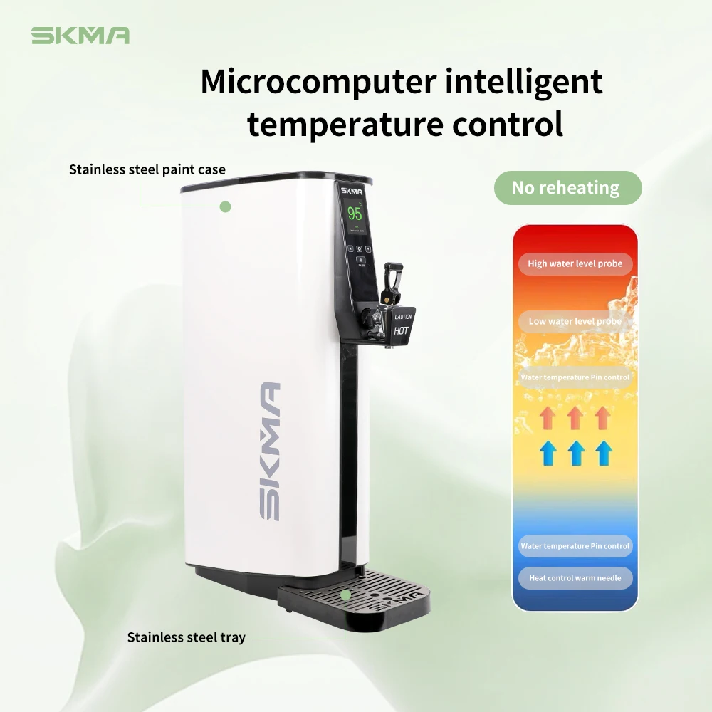High Efficiency 20L Stainless Steel Electric Instant Heating Boiled Water Dispenser Bubble Tea Coffee Drinking Water Dispenser