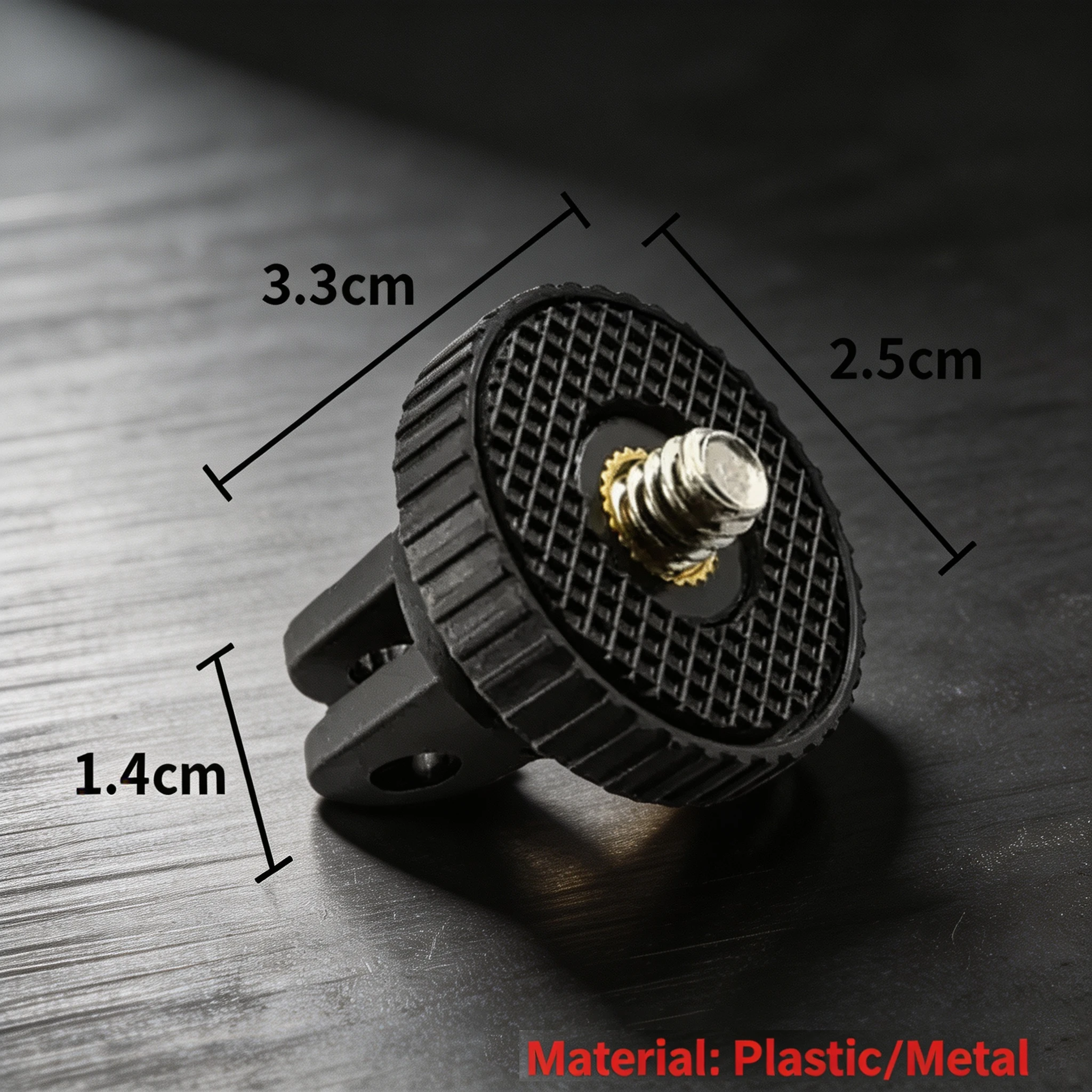 Action Camera Tripod Mount Adapter 1/4-20 Screw Converter Compatible with GoPro Universal Camera Accessories for Vlog Travel