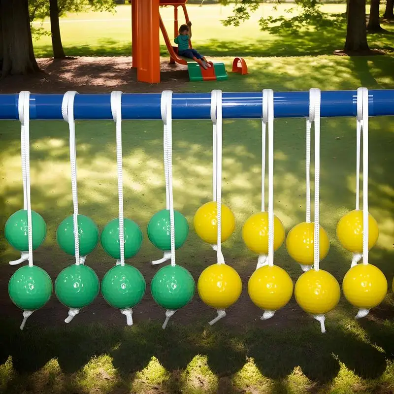 Ladder Toss Ball Set van 6 Ladder Golf Oefenbal Ouder-kind interactie Draagbaar oefenhulpmiddel voor buitenactiviteiten Bedrijf