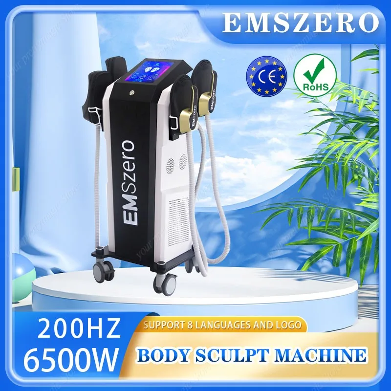 

EMSzero15 Tesla 6500W EMS Body Sculpting Machine HIEMT RF Muscle Stimulation firming and fat burning Machine for salonn