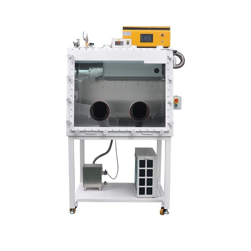 Dust removal and humidification temperature control glove box, automatic humidity control