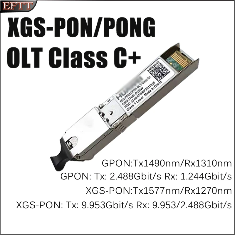

XGS-PON&GPON-OLT-Class C+ 34062610 Fiber Optical Transceiver Optical Module For HuaWei MA5800 OLT XGSPON CSHF CSHD Board