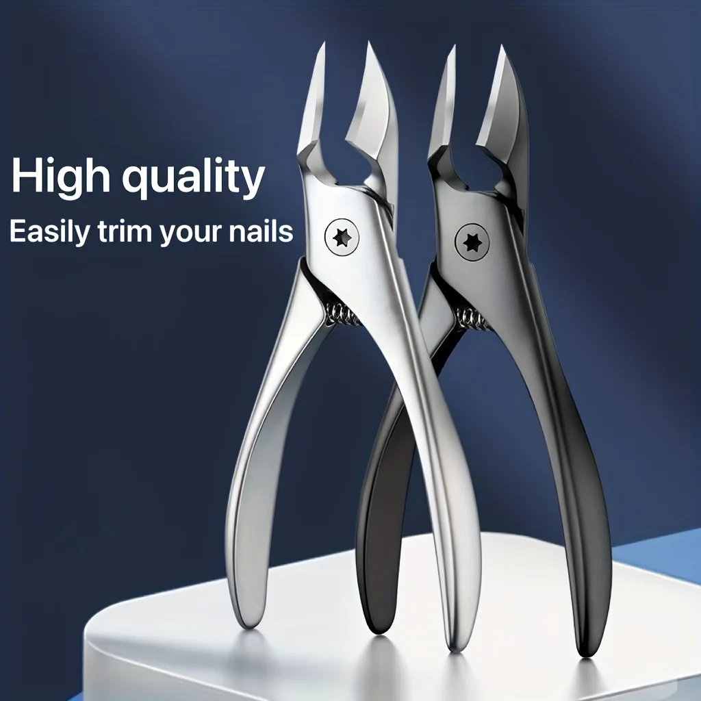 1pcs Mini Stainless Steel Horn Pliers Nail Clippers with Eagle Beak for Toenails And Ingrown Nails, For Toenail& Foot Clean