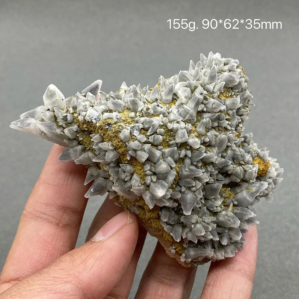 100% Natural China Fujian Calcite Rough Crystal Stone with Fluorescence